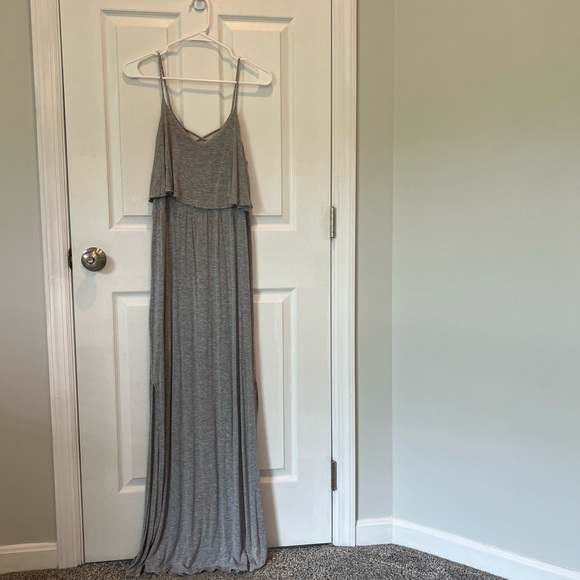 Charming Charlie’s | size M gray maxi dress - Picture 1 of 6